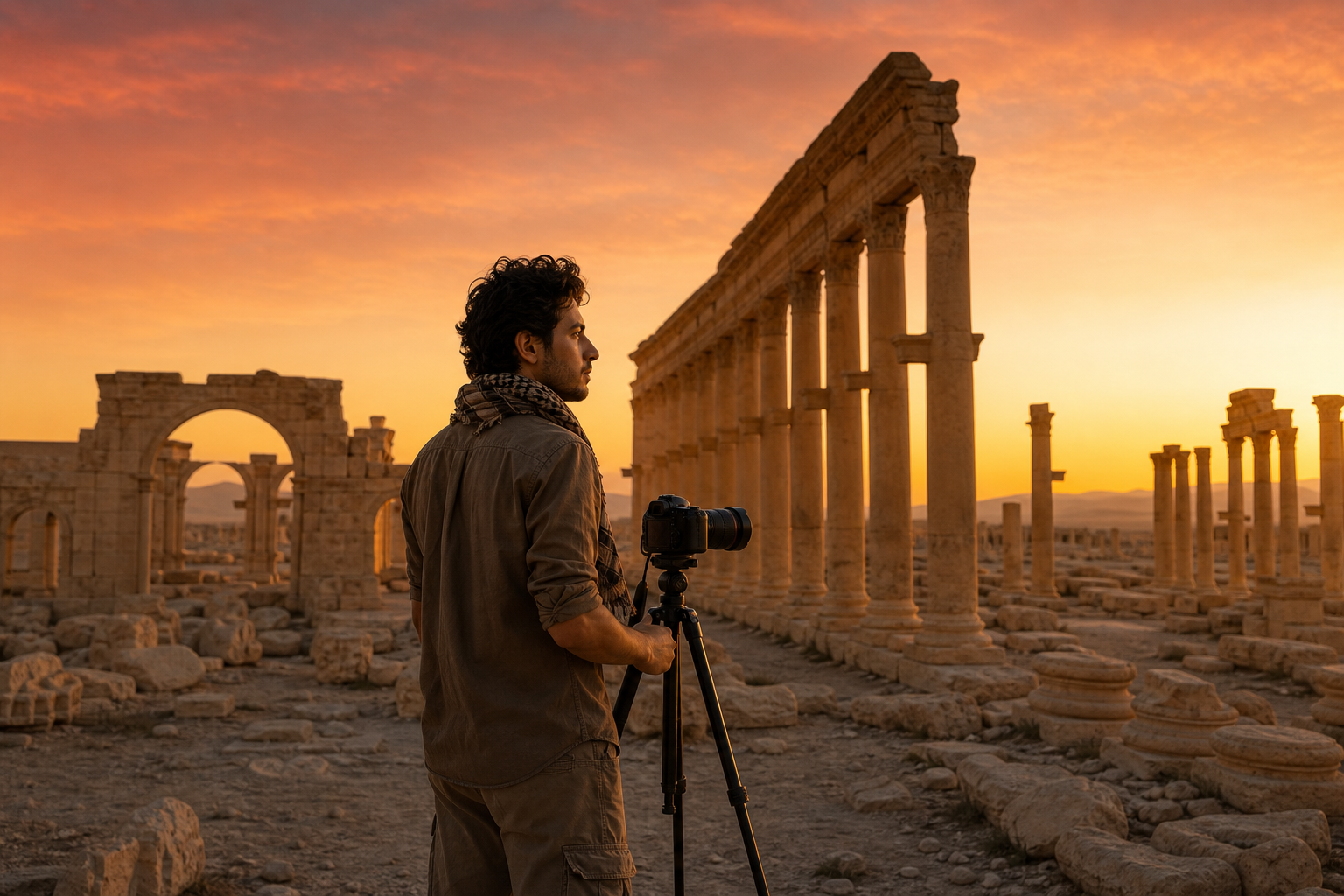 Bassel Khartabil Begins Documenting Palmyra