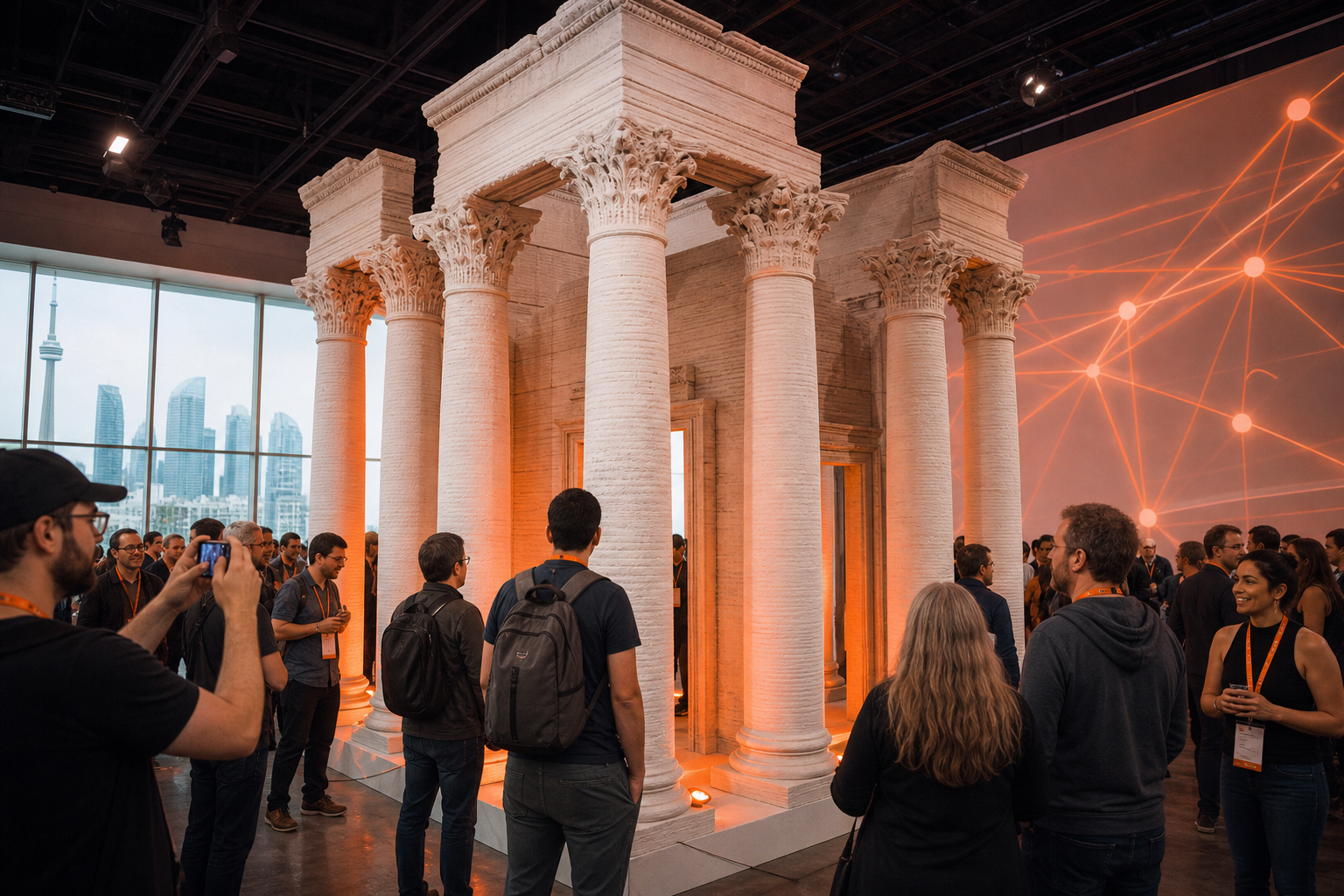 Tetrapylon 3D Print Unveiled at Creative Commons Summit