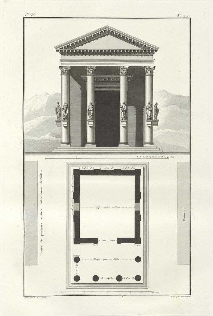 Temple of Baalshamin, plan and reconstruction