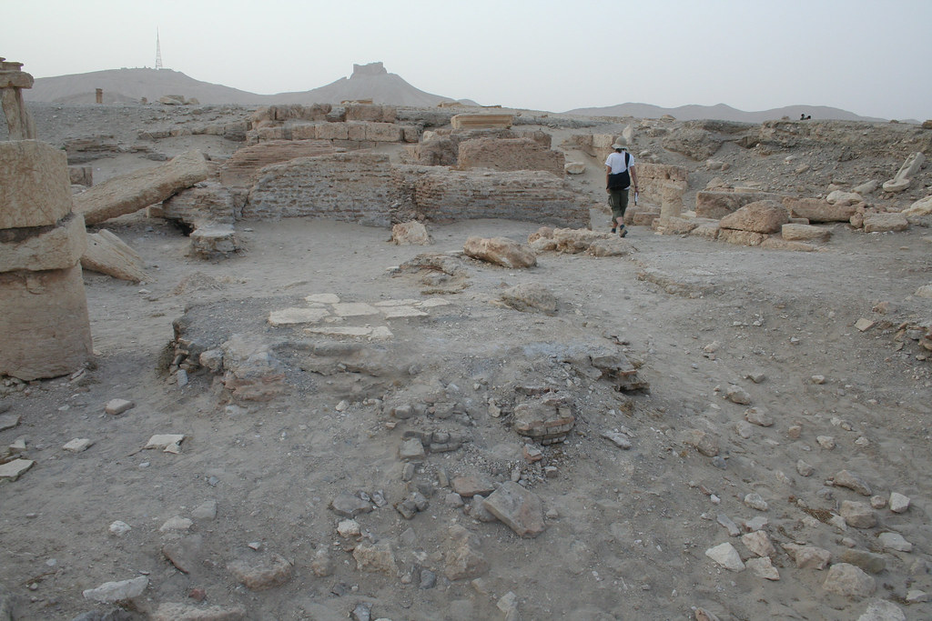 Palmyra - ELN and hypocaust remains in Baths of Diocletian