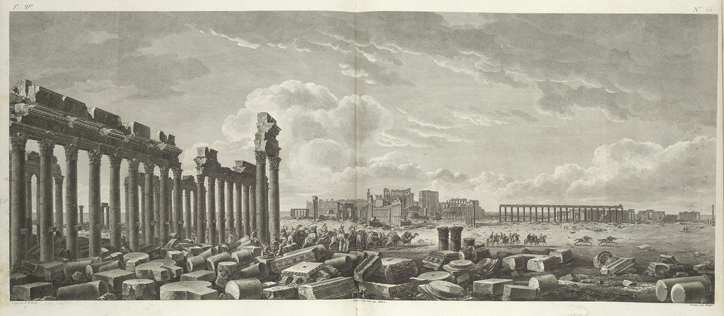 Colonnade Street with Temple of Bel in background