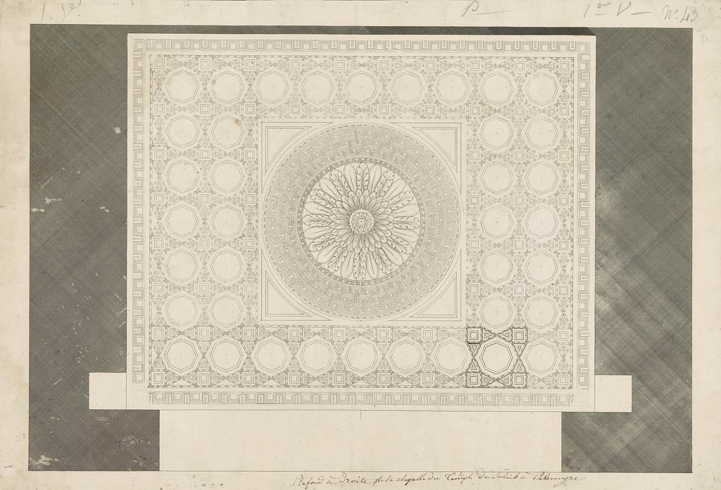 Temple of Bel, cella ceiling detail