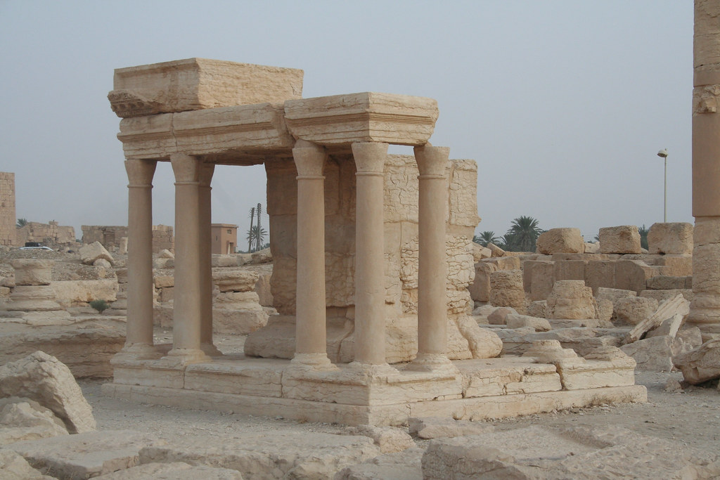 Palmyra - temple of Nabu monument à colonettes