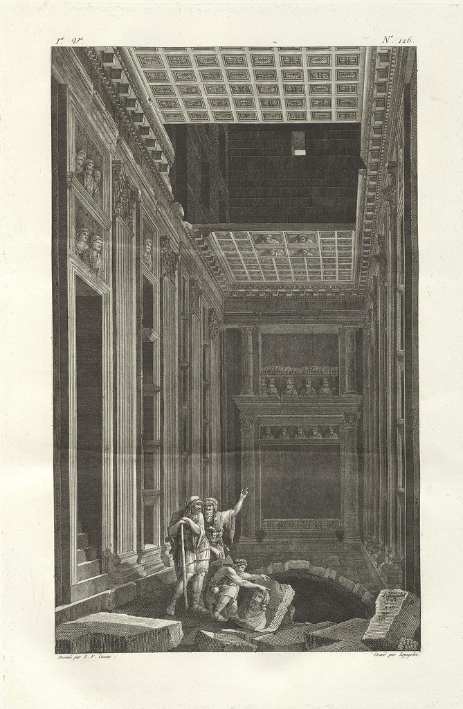 Tower tomb, interior
