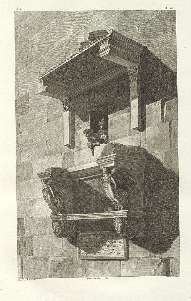 Tower tomb, exterior detail